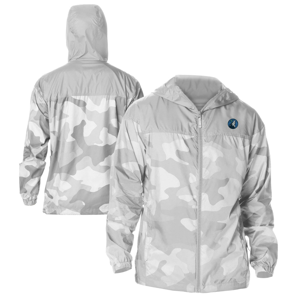 Minnesota Timberwolves Flash Challenger Windbreaker Jacket Gray - Columbia