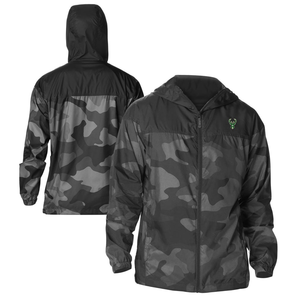 Milwaukee Bucks Flash Challenger Windbreaker Jacket Black - Columbia