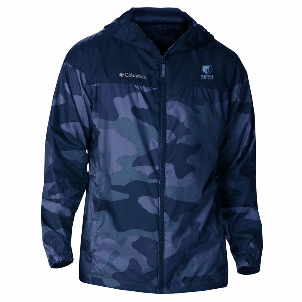 Memphis Grizzlies Flash Challenger Windbreaker Jacket Navy - Columbia outlet