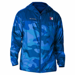 Philadelphia 76ers Flash Challenger Windbreaker Jacket Blue - Columbia