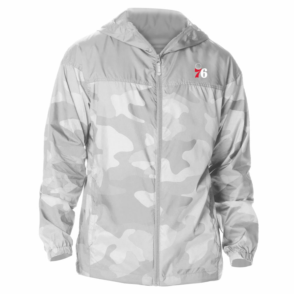 Philadelphia 76ers Flash Challenger Windbreaker Jacket Gray - Columbia outlet