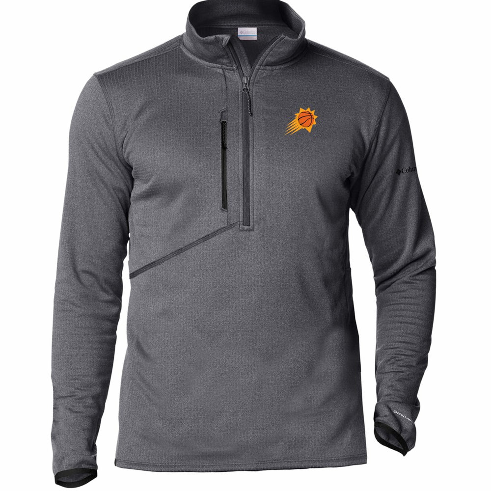 Phoenix Suns Park View Fleece Half-Zip Top Black - Columbia