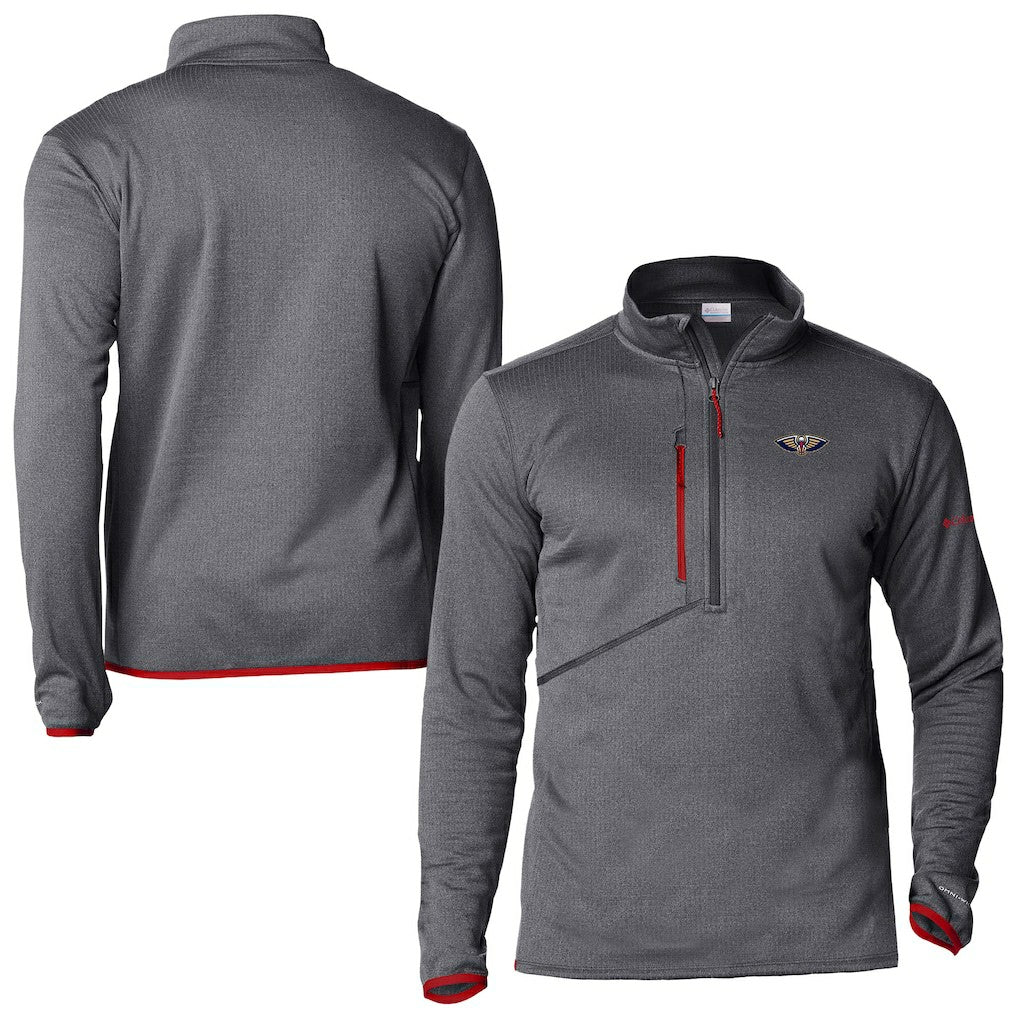 New Orleans Pelicans Park View Fleece Half-Zip Top Red - Columbia