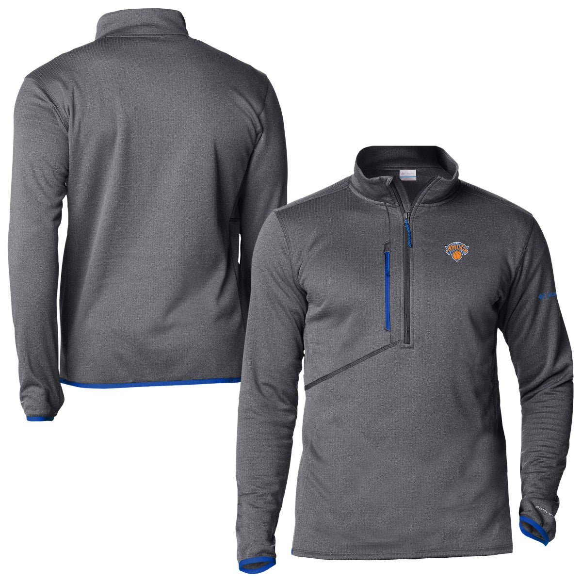New York Knicks Park View Fleece Half-Zip Top Blue - Columbia