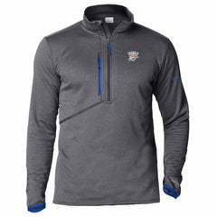 Oklahoma City Thunder Park View Fleece Half-Zip Top Blue - Columbia