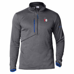 Philadelphia 76ers Park View Fleece Half-Zip Top Blue - Columbia