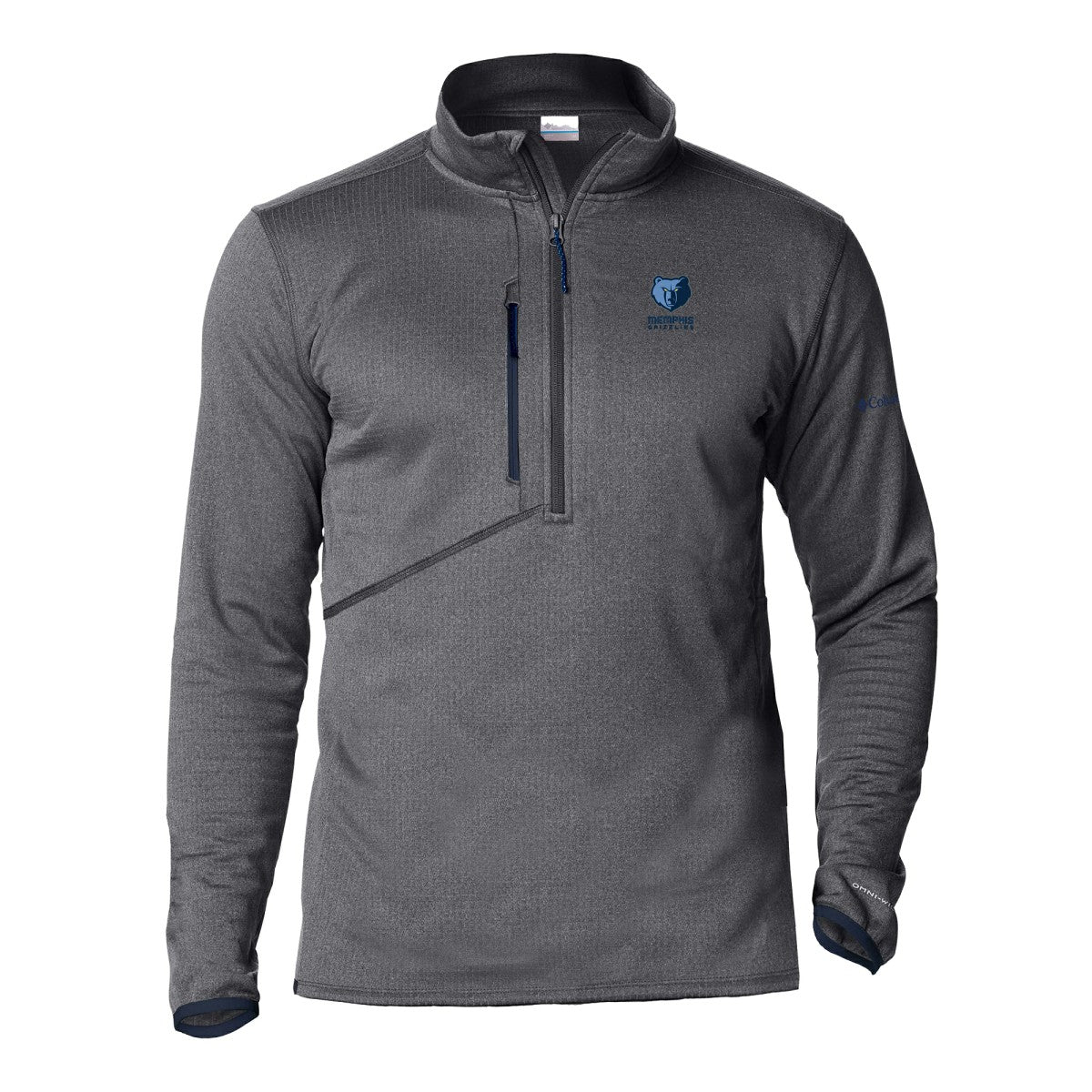 Memphis Grizzlies Park View Fleece Half-Zip Top Gray - Columbia