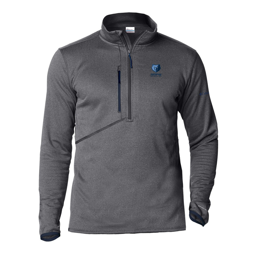 Memphis Grizzlies Park View Fleece Half-Zip Top Gray - Columbia