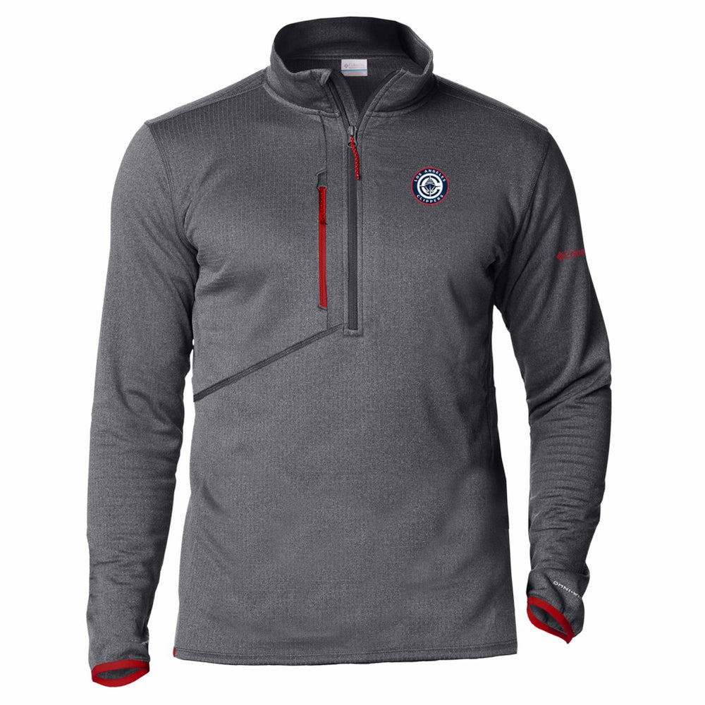 LA Clippers Park View Fleece Half-Zip Top Red - Columbia outlet