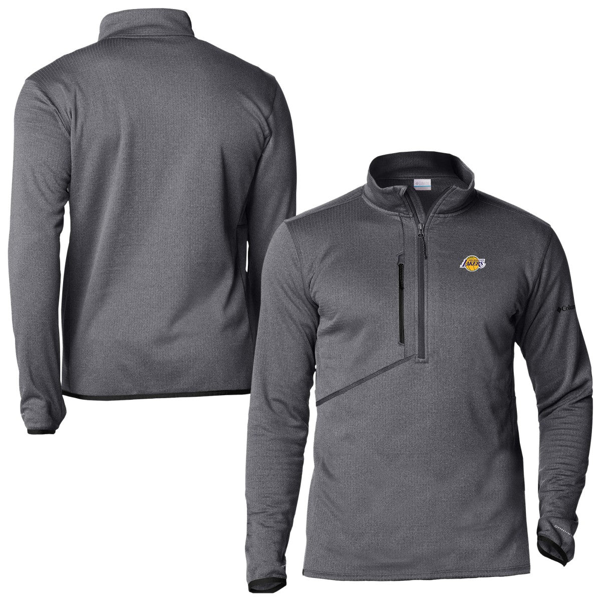Los Angeles Lakers Park View Fleece Half-Zip Top Black - Columbia