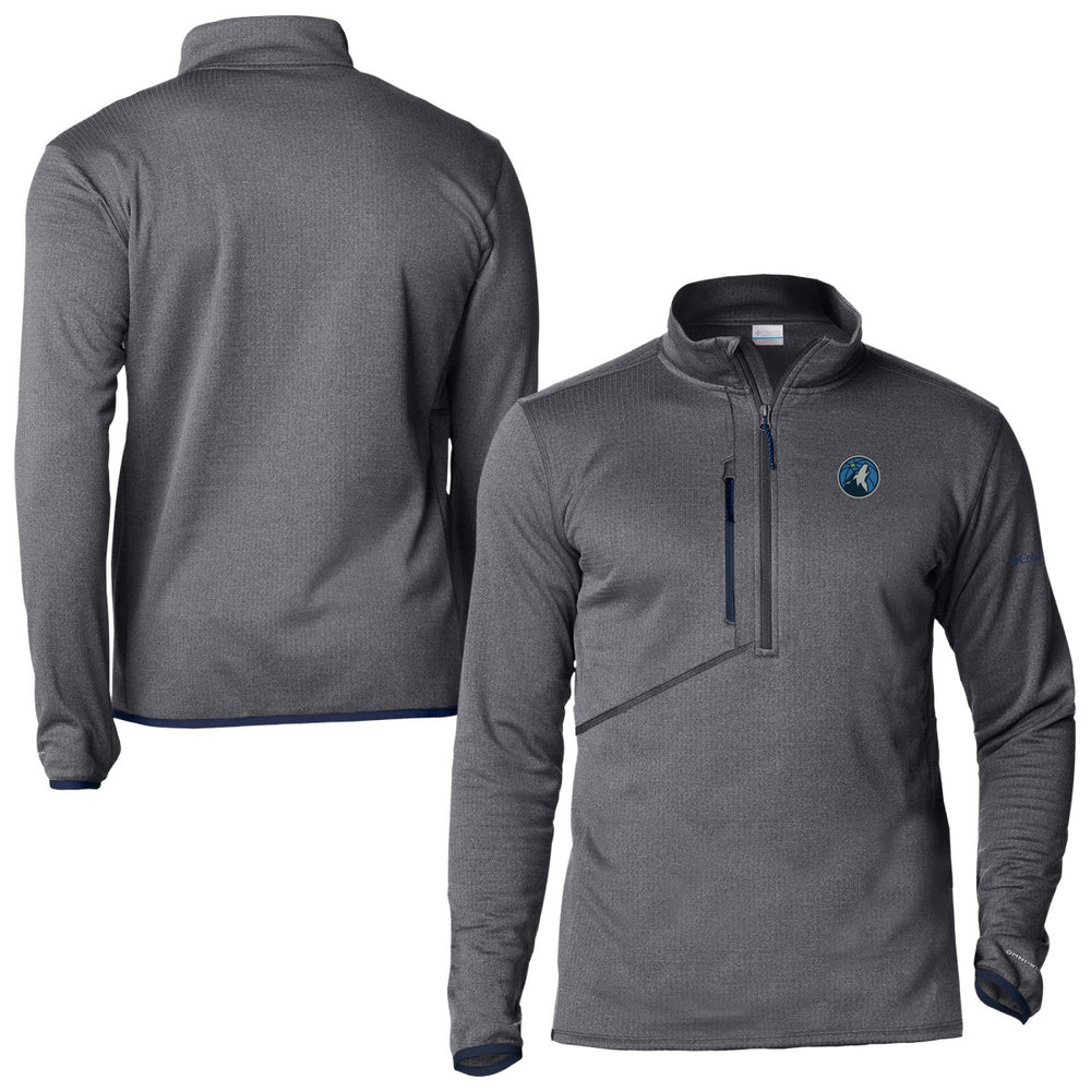 Minnesota Timberwolves Park View Fleece Half-Zip Top Navy - Columbia