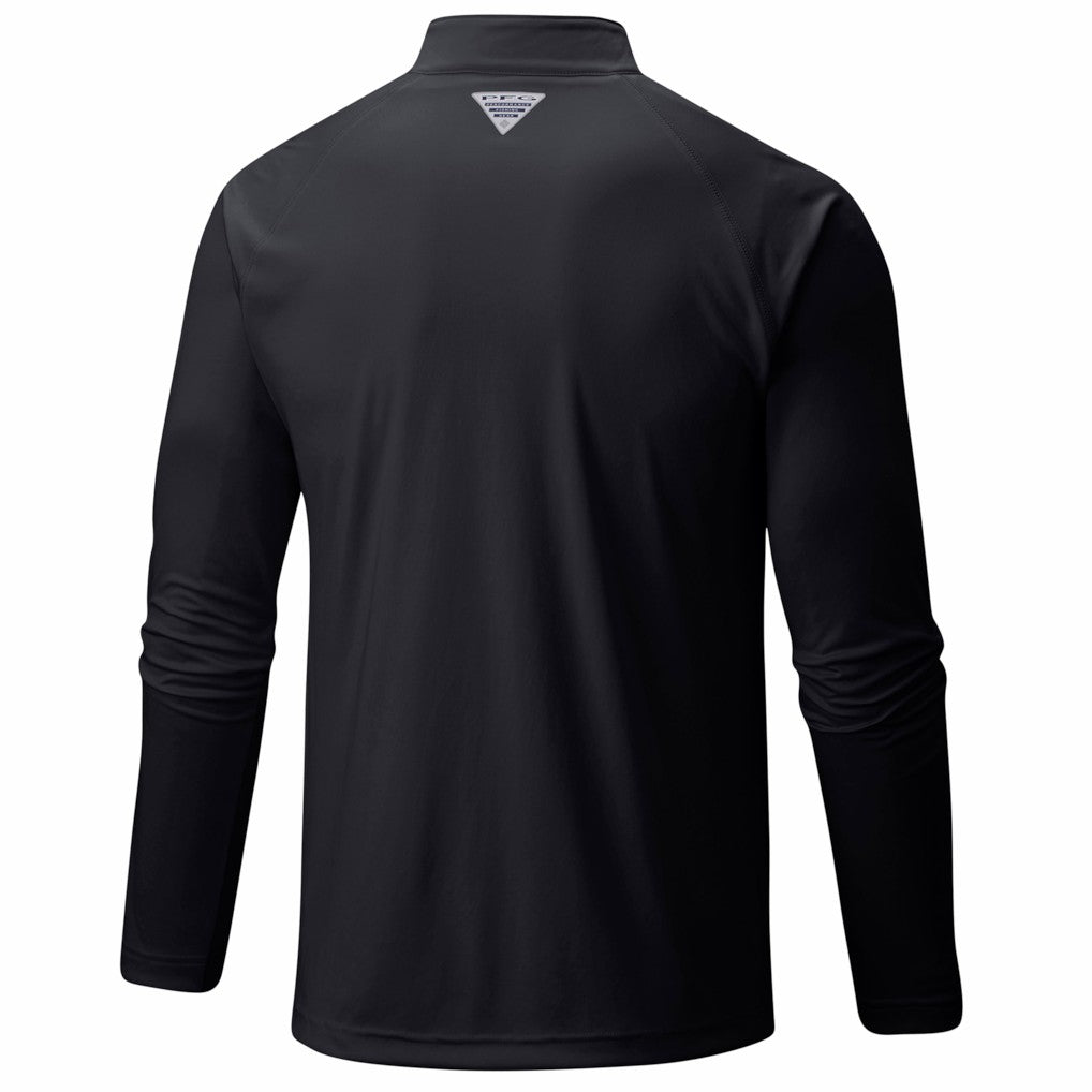 Utah Jazz PFG Terminal Tackle Quarter-Zip Top Black - Columbia