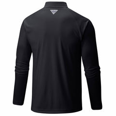 Utah Jazz PFG Terminal Tackle Quarter-Zip Top Black - Columbia