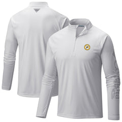 Indiana Pacers PFG Terminal Tackle Quarter-Zip Top White - Columbia