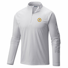Indiana Pacers PFG Terminal Tackle Quarter-Zip Top White - Columbia