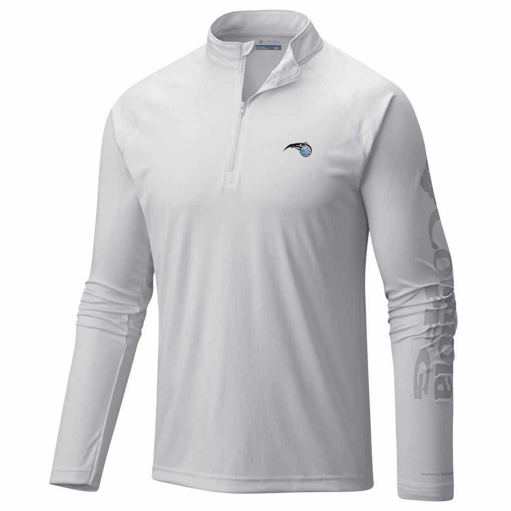 Orlando Magic PFG Terminal Tackle Quarter-Zip Top White - Columbia