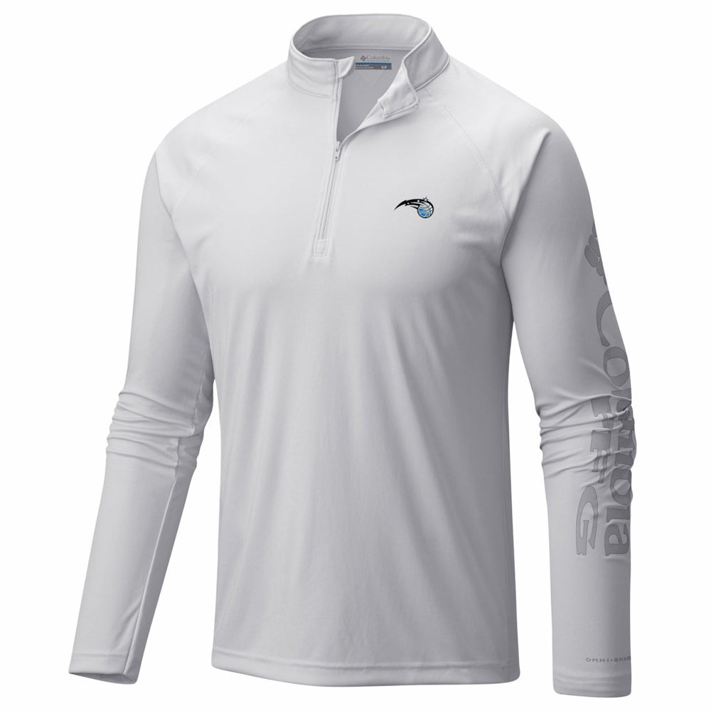 Orlando Magic PFG Terminal Tackle Quarter-Zip Top White - Columbia
