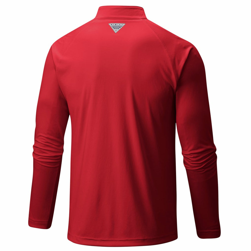 New Orleans Pelicans PFG Terminal Tackle Quarter-Zip Top Red - Columbia