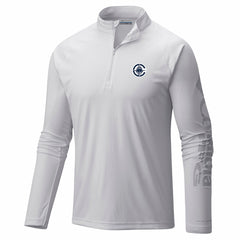 LA Clippers PFG Terminal Tackle Quarter-Zip Top White - Columbia