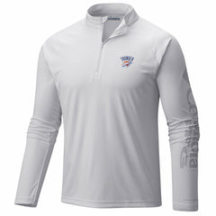 Oklahoma City Thunder PFG Terminal Tackle Quarter-Zip Top White - Columbia