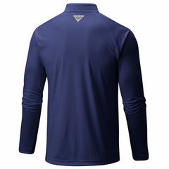Minnesota Timberwolves PFG Terminal Tackle Quarter-Zip Top Navy - Columbia