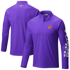 Phoenix Suns PFG Terminal Tackle Quarter-Zip Top Purple - Columbia