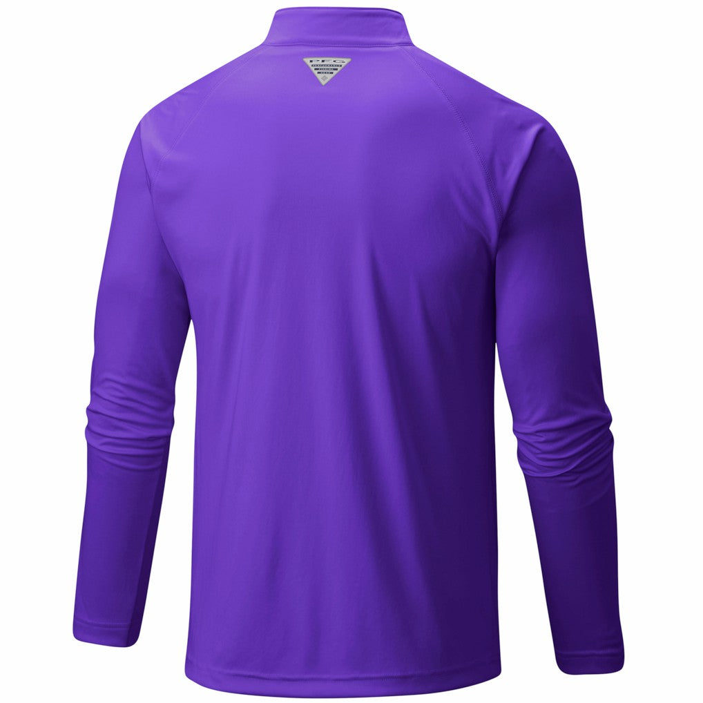 Phoenix Suns PFG Terminal Tackle Quarter-Zip Top Purple - Columbia