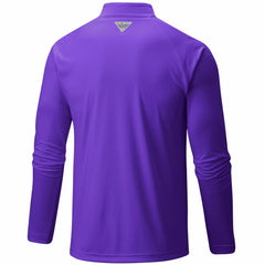 Phoenix Suns PFG Terminal Tackle Quarter-Zip Top Purple - Columbia