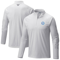 Philadelphia 76ers PFG Terminal Tackle Quarter-Zip Top White - Columbia