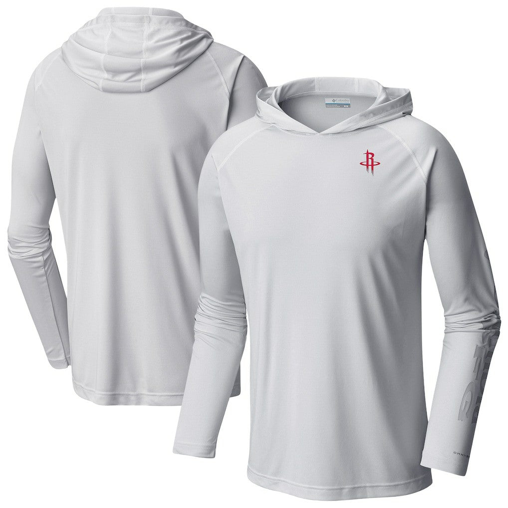 Houston Rockets PFG Super Terminal Tackle Hoodie White - Columbia