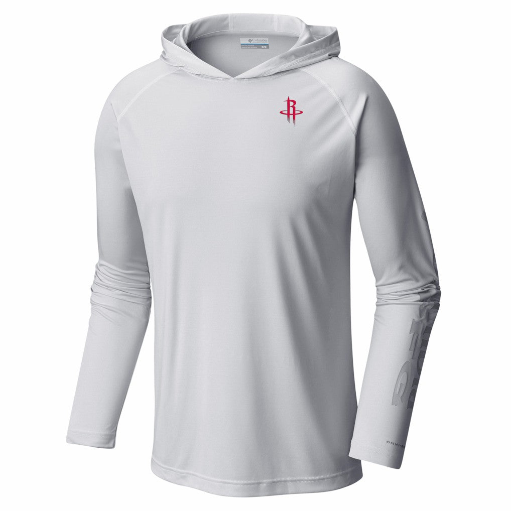 Houston Rockets PFG Super Terminal Tackle Hoodie White - Columbia