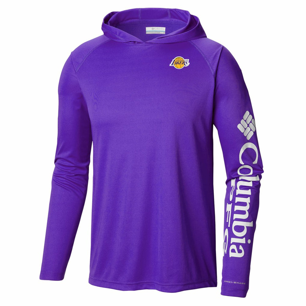 Los Angeles Lakers PFG Super Terminal Tackle Hoodie Purple - Columbia outlet