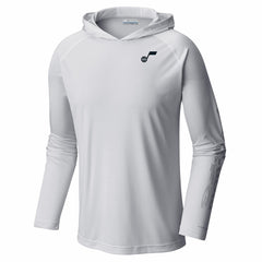 Utah Jazz PFG Super Terminal Tackle Hoodie White - Columbia