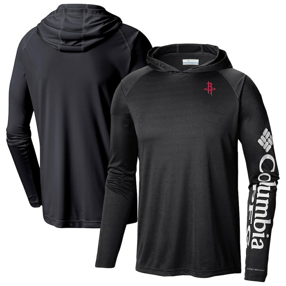 Houston Rockets PFG Super Terminal Tackle Hoodie Black - Columbia
