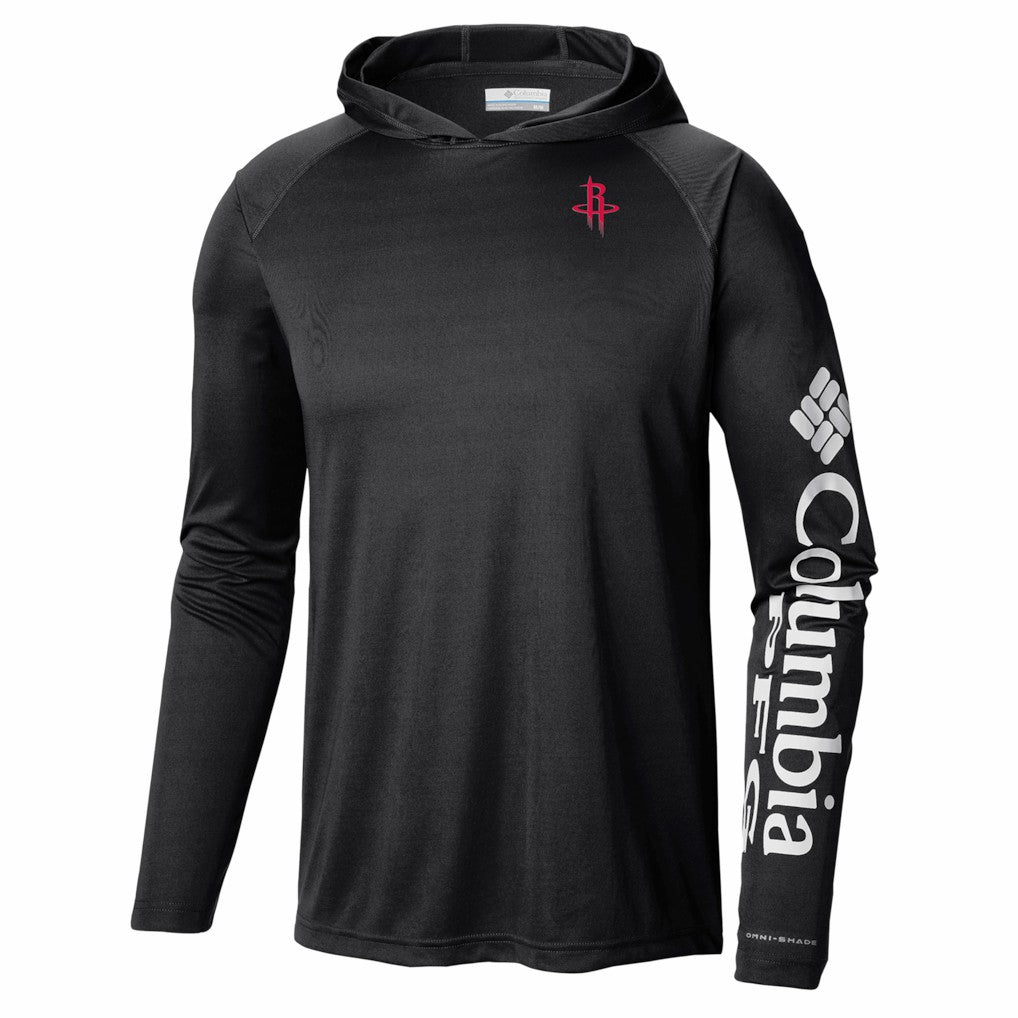 Houston Rockets PFG Super Terminal Tackle Hoodie Black - Columbia