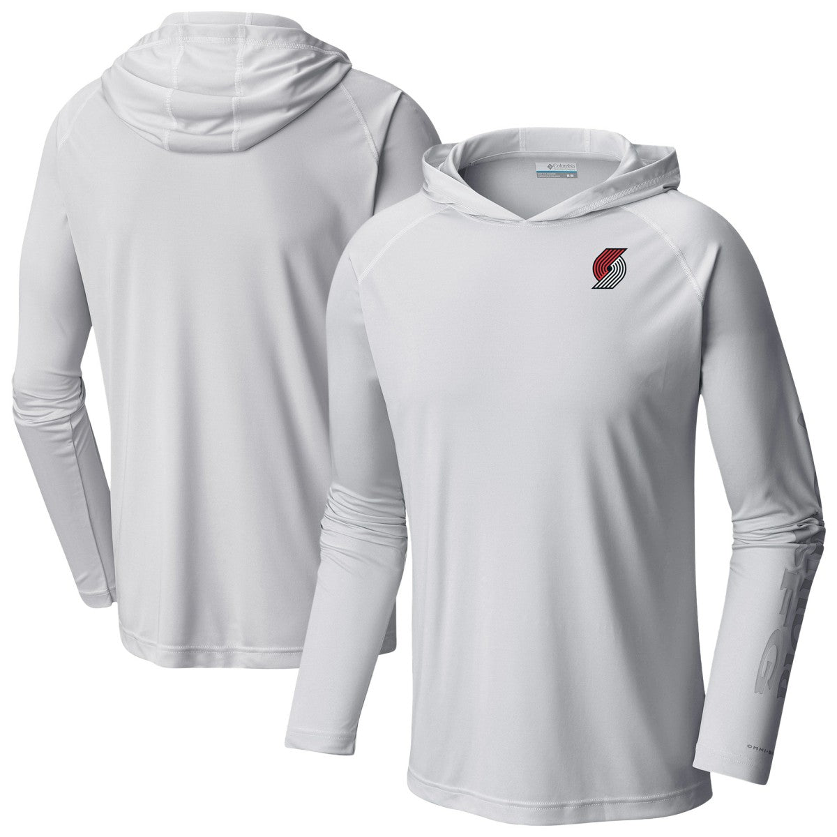 Portland Trail Blazers PFG Super Terminal Tackle Hoodie White - Columbia outlet
