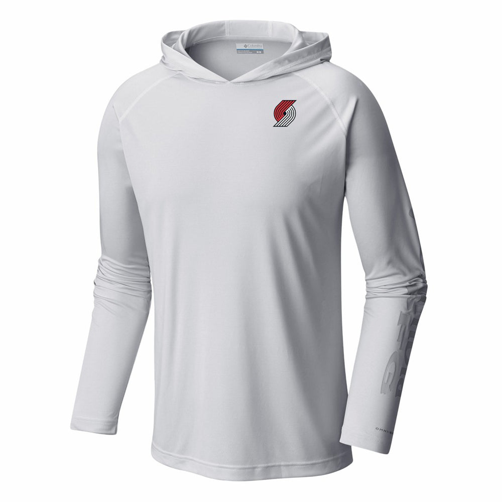 Portland Trail Blazers PFG Super Terminal Tackle Hoodie White - Columbia outlet