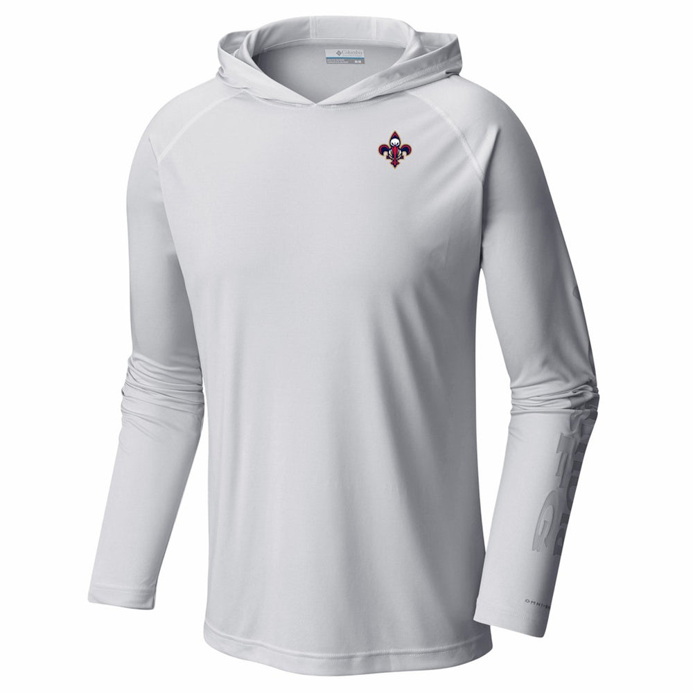 New Orleans Pelicans PFG Super Terminal Tackle Hoodie White - Columbia