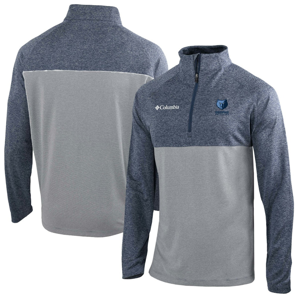 Memphis Grizzlies Omni-Wick Rockin' It Quarter-Zip Top Navy - Columbia