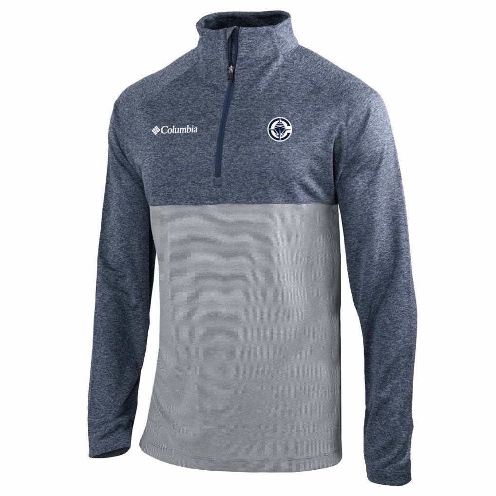 LA Clippers Omni-Wick Rockin' It Quarter-Zip Top Navy - Columbia