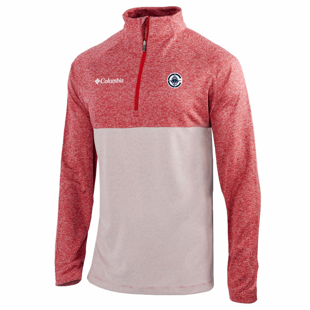LA Clippers Omni-Wick Rockin' It Quarter-Zip Top Red - Columbia outlet