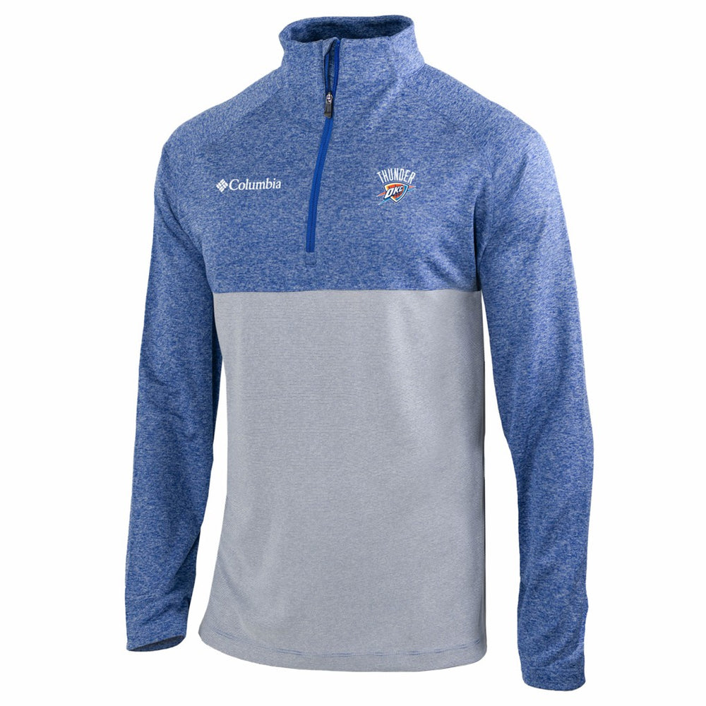 Oklahoma City Thunder Omni-Wick Rockin' It Quarter-Zip Top Blue - Columbia