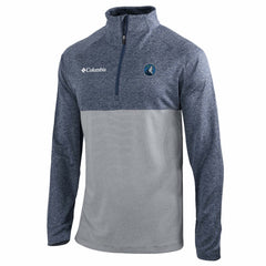 Minnesota Timberwolves Omni-Wick Rockin' It Quarter-Zip Top Navy - Columbia