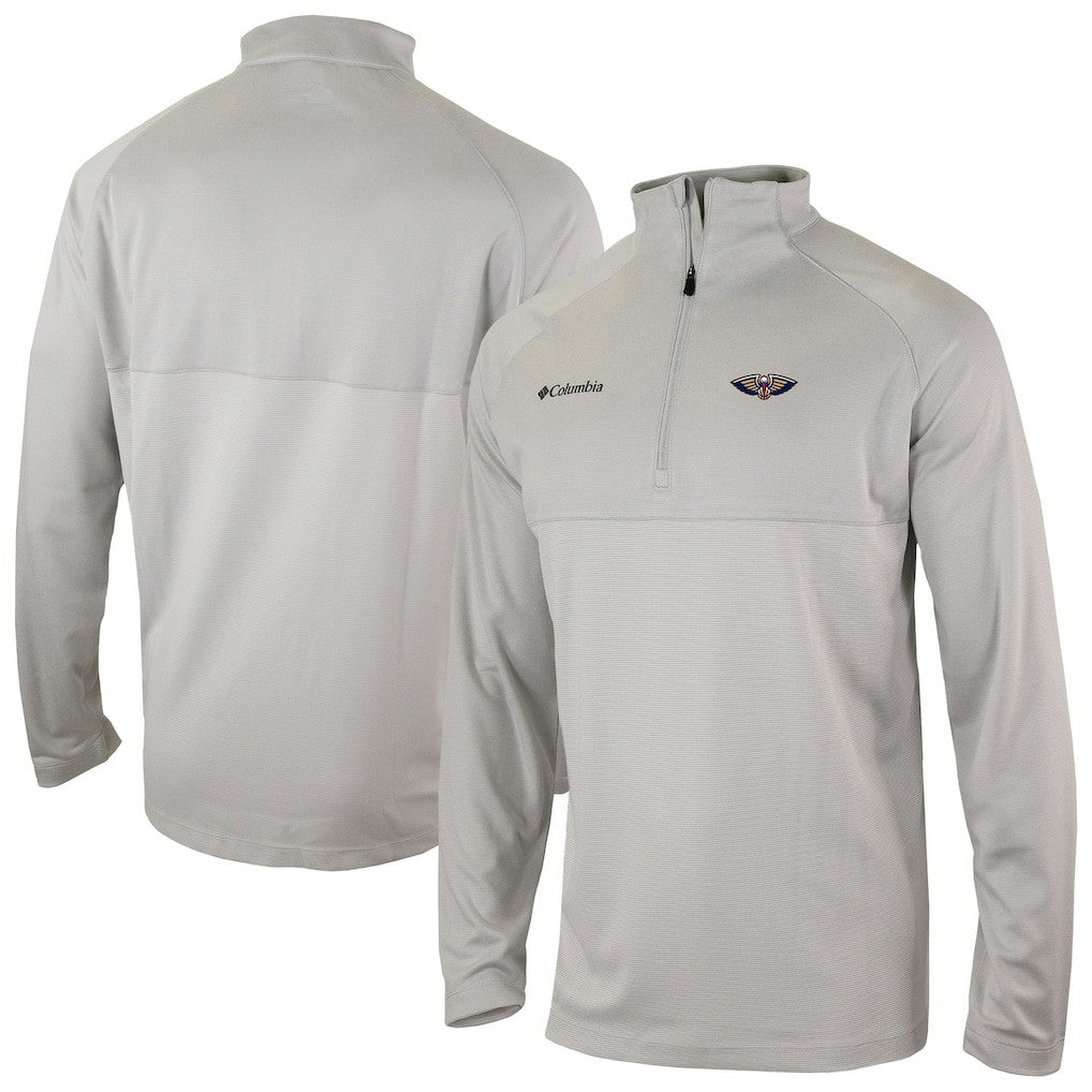 New Orleans Pelicans Omni-Wick Rockin' It Quarter-Zip Top Navy - Columbia