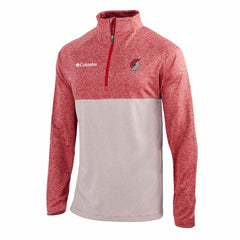 Portland Trail Blazers Omni-Wick Rockin' It Quarter-Zip Top Red - Columbia