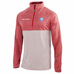 Philadelphia 76ers Omni-Wick Rockin' It Quarter-Zip Top Red - Columbia