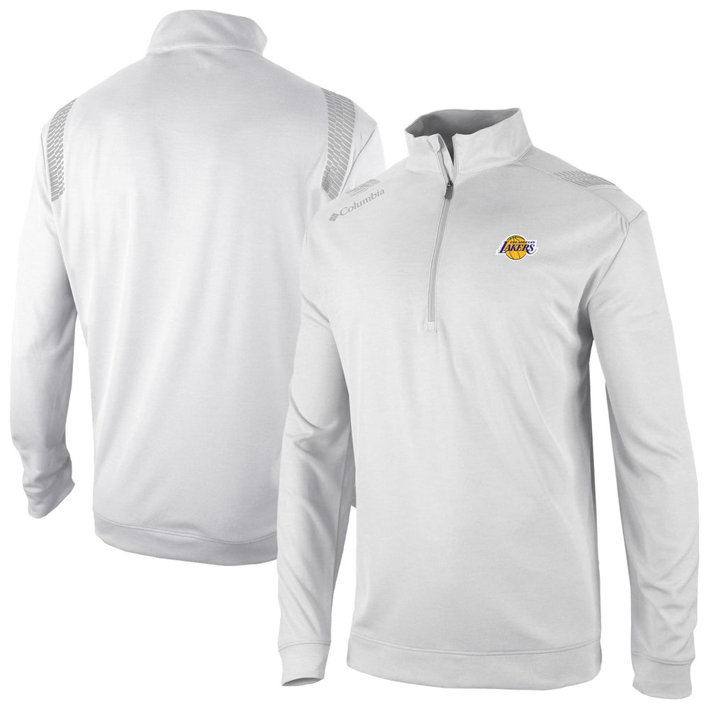 Los Angeles Lakers Oakland Downs Omni-Wick Quarter-Zip Top White - Columbia outlet