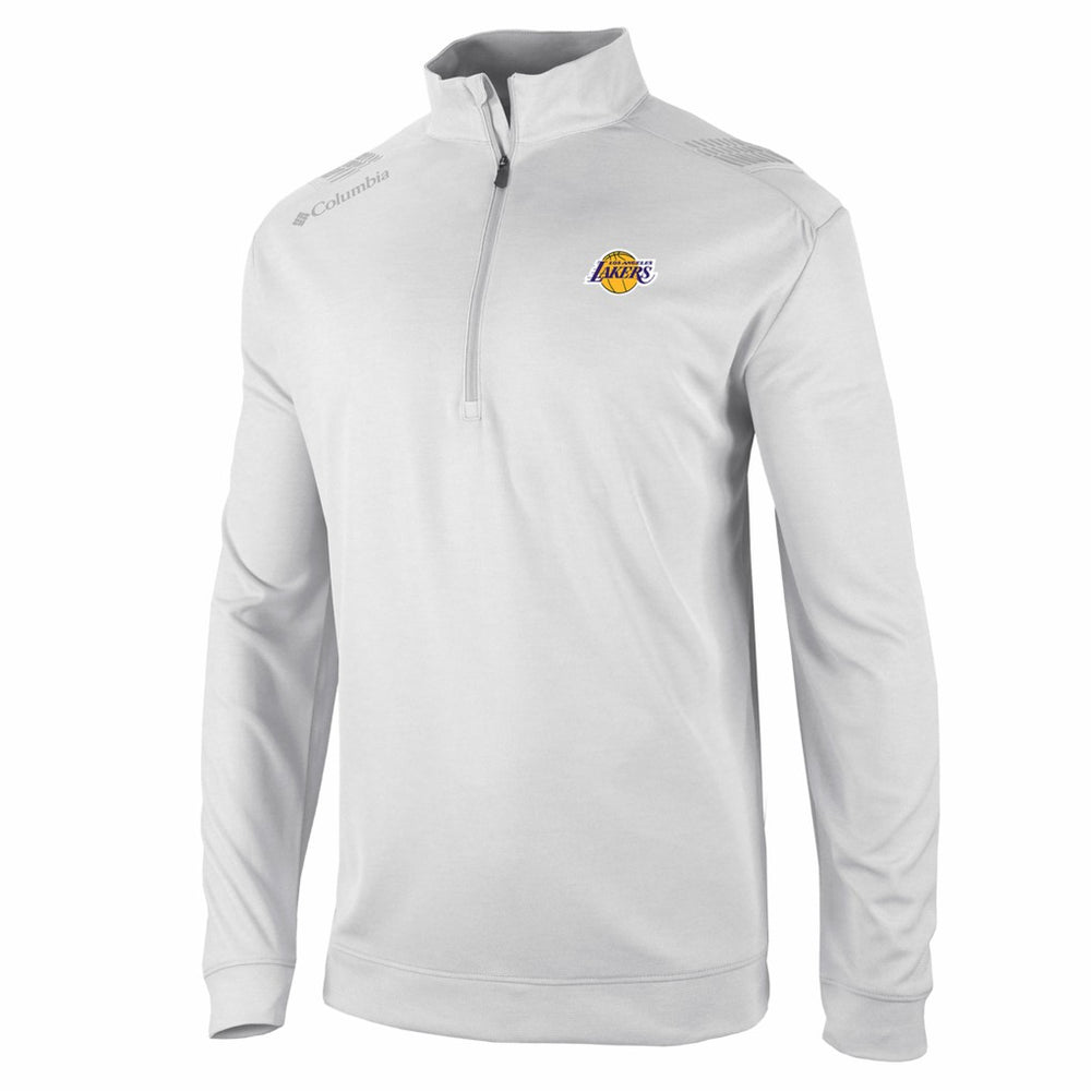 Los Angeles Lakers Oakland Downs Omni-Wick Quarter-Zip Top White - Columbia outlet