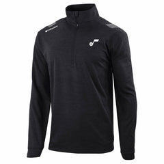 Utah Jazz Oakland Downs Omni-Wick Quarter-Zip Top Black - Columbia