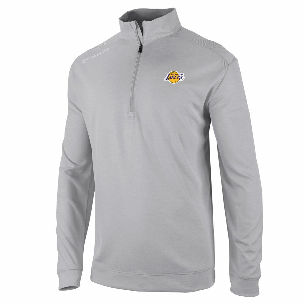 Los Angeles Lakers Oakland Downs Omni-Wick Quarter-Zip Top Gray - Columbia outlet
